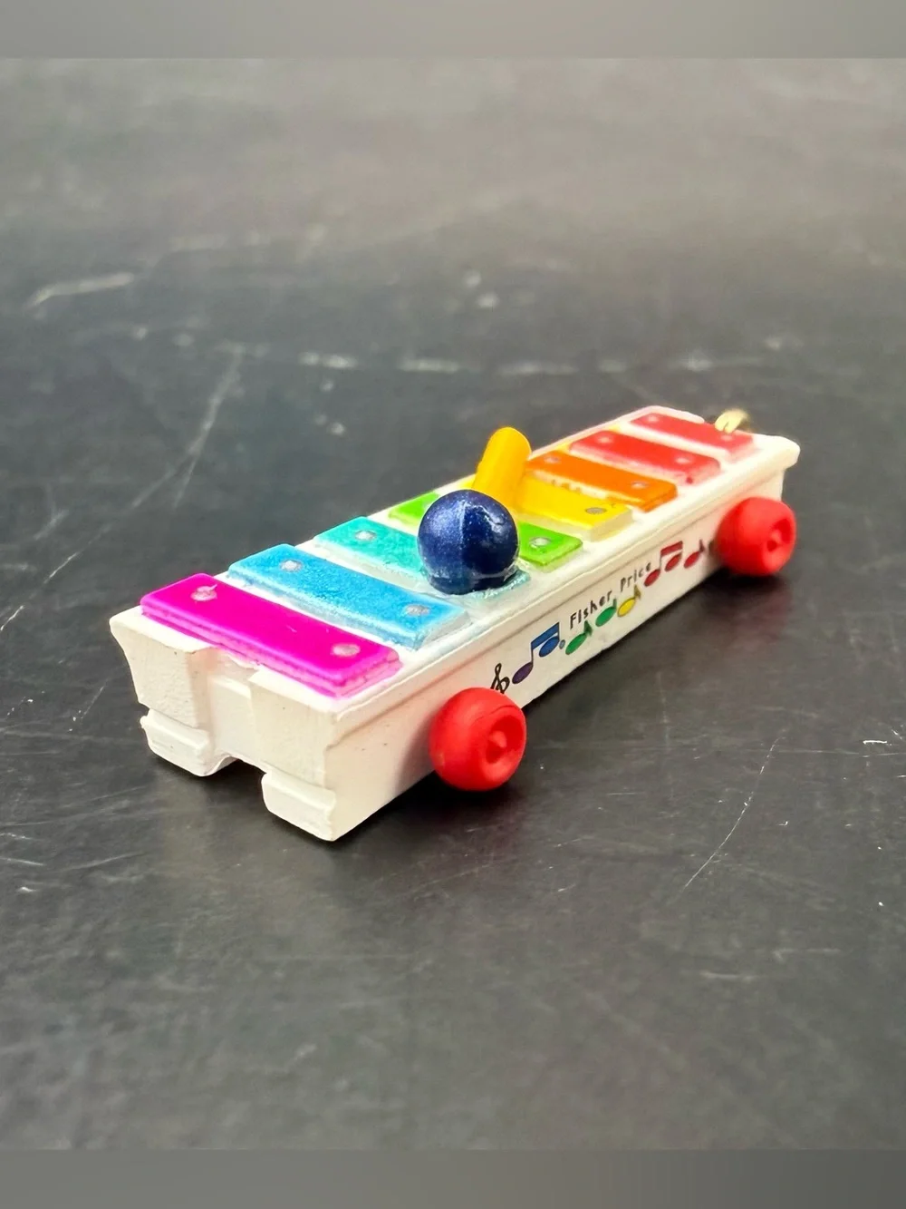 New Hallmark Keepsake 2022 Fisher-Price Xylophone Christmas Miniature Ornament